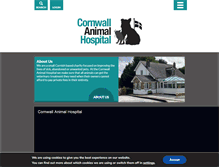 Tablet Screenshot of cornwallanimalhospital.org